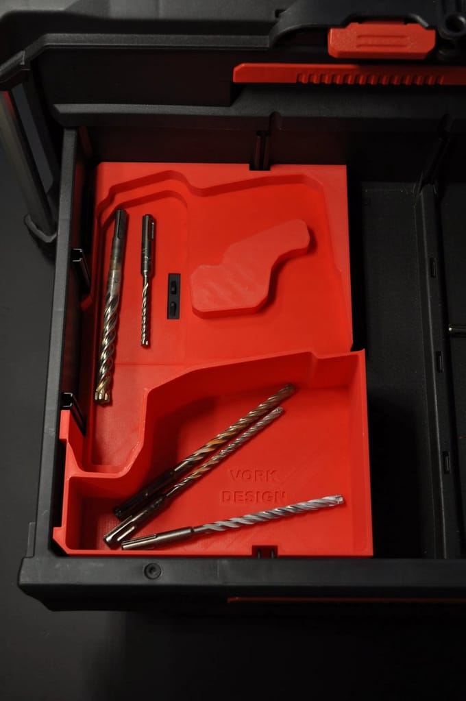 Milwaukee Packout Insert voor M12 FUEL SDS-Plus Boorhamer