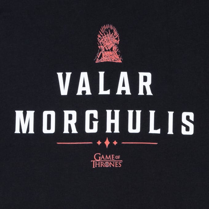Game of Thrones Valar Morghulis Men's T-Shirt - Zwart - M