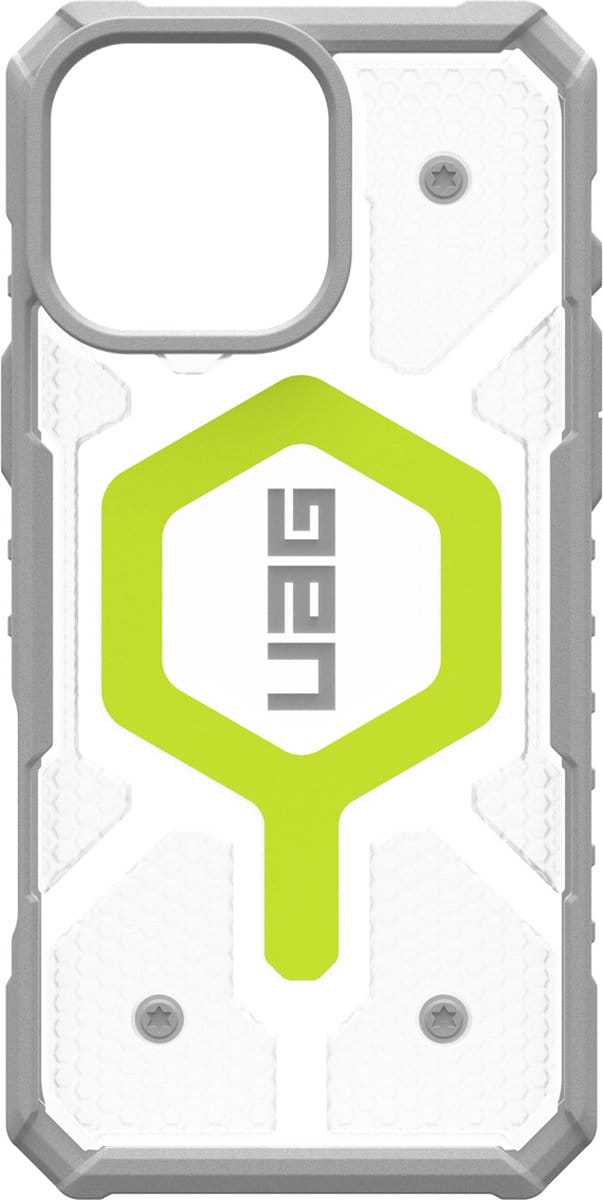 MagSafe-hoes voor Apple iPhone 16 Pro Max, Urban Armor Gear, Pathfinder Clear met polsband, Groen