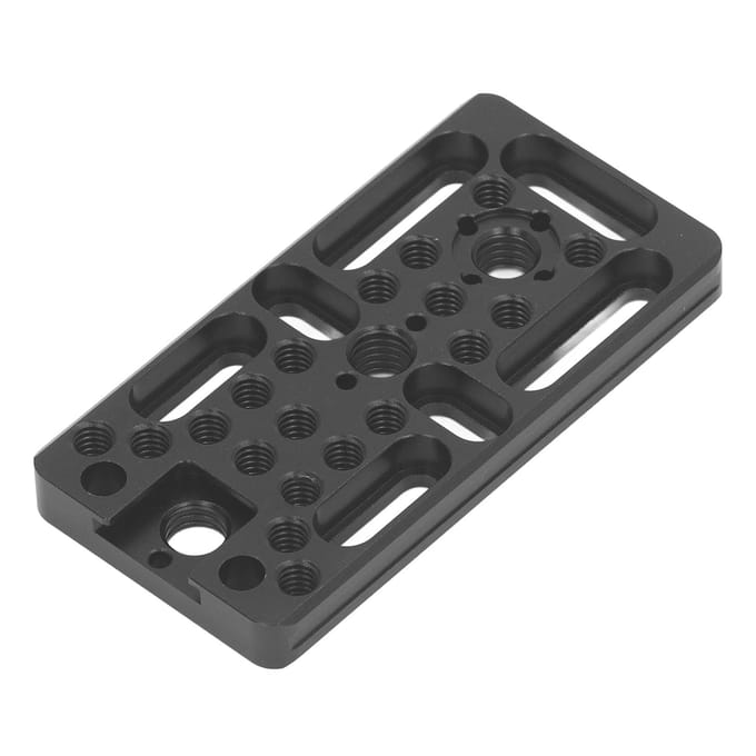 Camera Kaas Easy Plate Multifunctioneel Snelontgrendelend Kaas Expansiebord met 14 38 Schroefgat black
