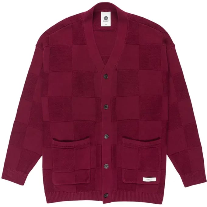 Geruite cardigan Element