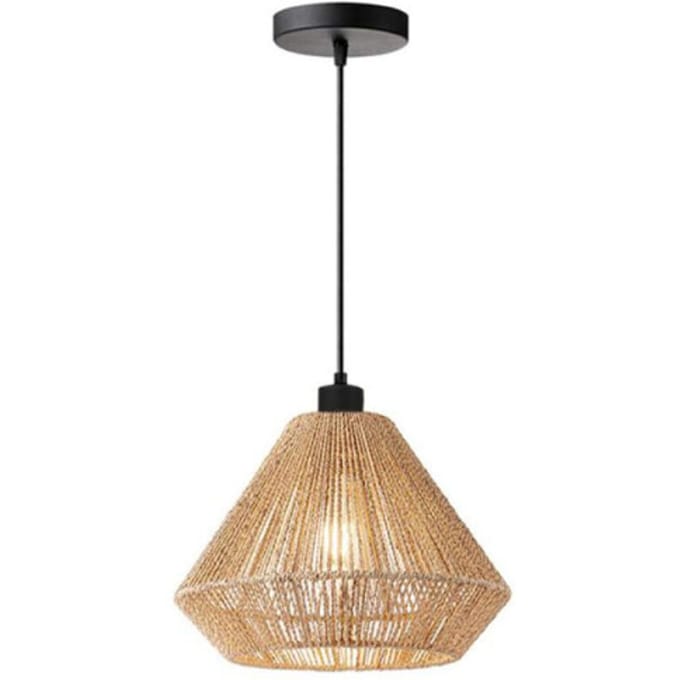 LABEL51 Ibiza Hanglamp - Naturel - Stof - 1-Lichts