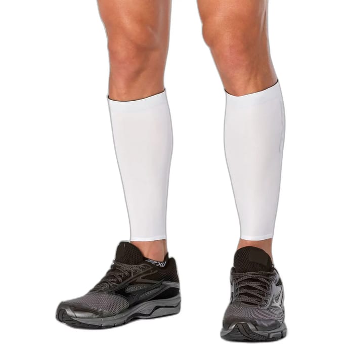 2xu Compression Calf Guards white/white Maat XL