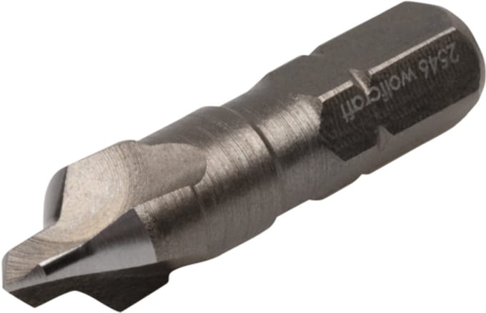 Wolfcraft 2547000 Verzinkboor 10 mm Gereedschapsstaal 1/4 (6.3 mm) 1 stuk(s)