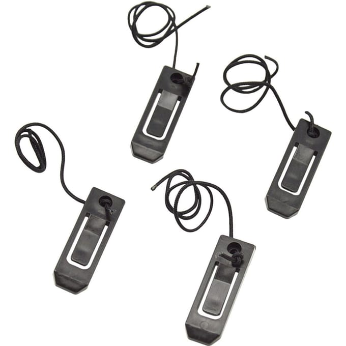 4 STKS Sup Split Surfer Paddle Board Fin Clip Waterafscheider Waterski Board Visvin Clip Gesp zwart