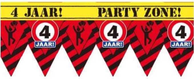 Paper Dreams Markeerlint 4 Jaar 12 Meter Rood/geel