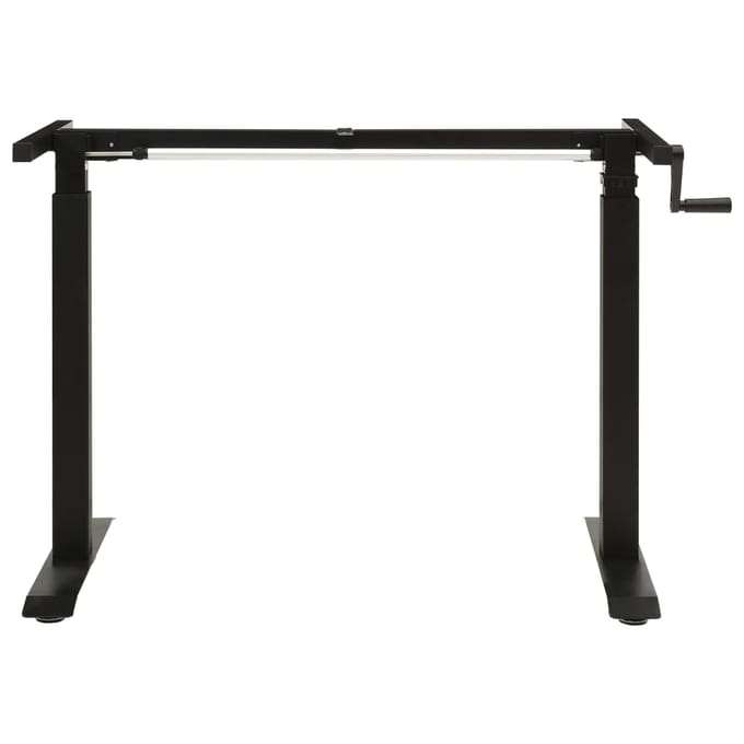 vidaXL - Zit-stabureauframe - met - slinger - handmatig - zwart