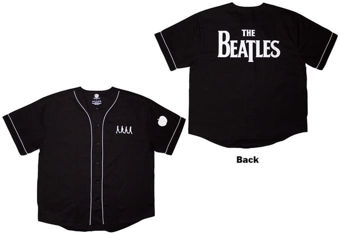 The Beatles - Apple Logo / Walking Shirt - S - Zwart