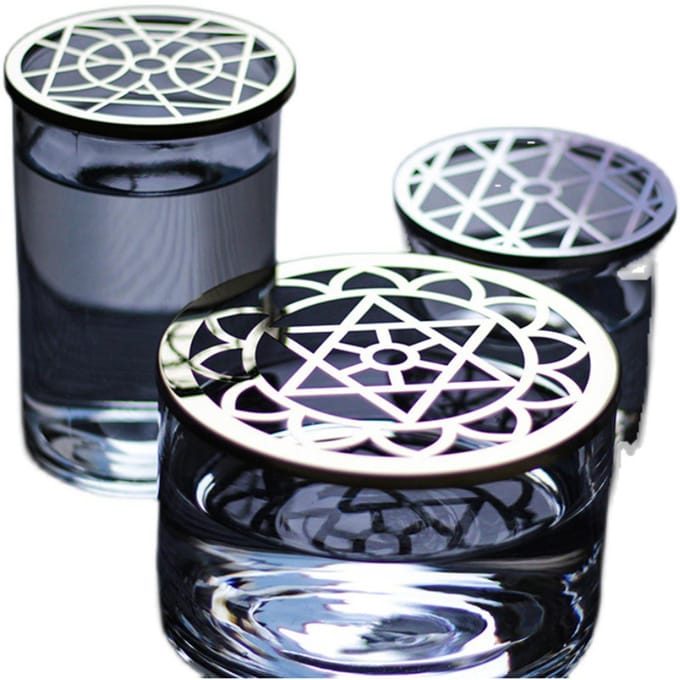 Couvercle insert fleur grille métallique pour centre de table maison 15,2 cm diamètre Type 3 gray