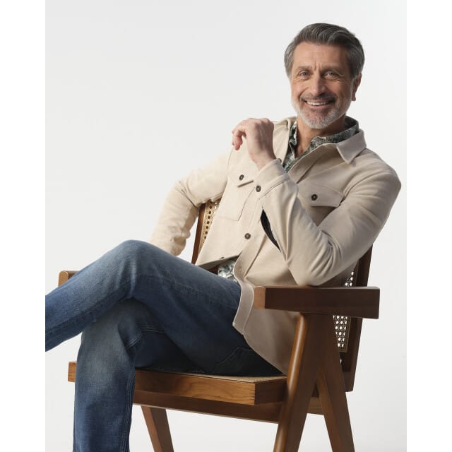 Campbell Overshirt Beige Heren