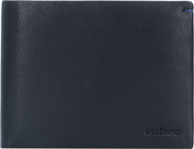 Maître Leren Portemonnee Herrstein Gandolf BillFold H9 Black Zwart