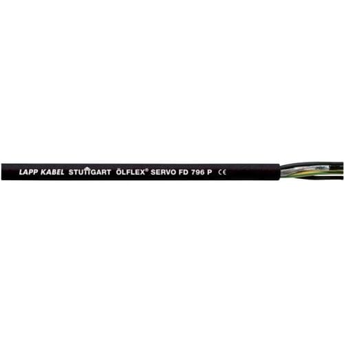 LAPP ÖLFLEX® SERVO FD 796 P Servokabel 4 G 4 mm² + 2 x 1 mm² Zwart 25329/50 50 m