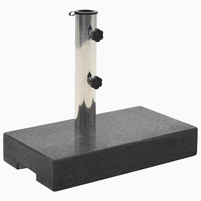 vidaXL - Parasolvoet - rechthoekig - 25 - kg - graniet - zwart