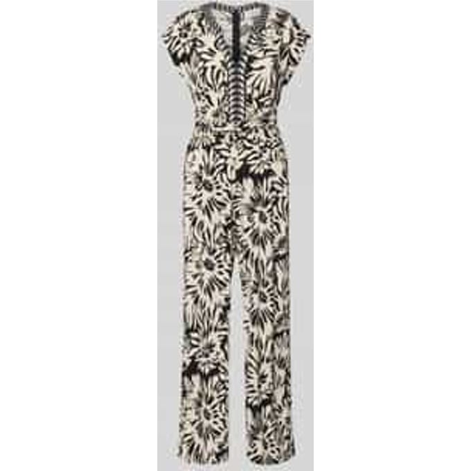 Jumpsuit met V-hals en steekzakken