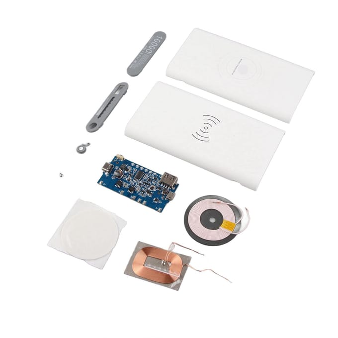 10000 Milliampère Polymeer Lithium Ion Batterijcel TYPE C Mobiele Voeding Accessoire white