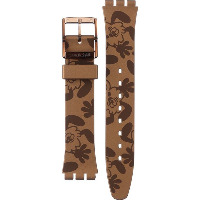 Swatch Plastic - Originals Medium (34mm) /Access/Solar/Musicall/Stop - G/SK/SL/SR/SS/SO28 ASO28Z701 SO28Z701 Vic Bronze by Verdy Horlogeband