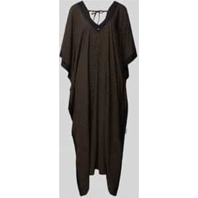 loose fit kaftan van pure viscose model 'MONOGRAM_KAFTAN'