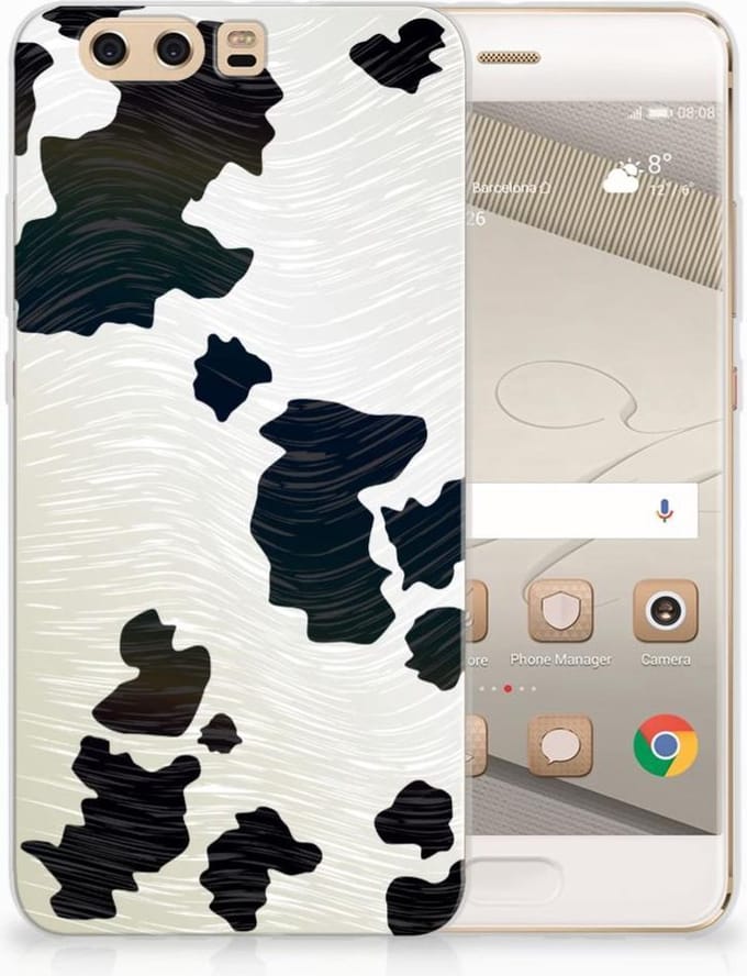 Huawei P10 Plus TPU Hoesje Koeienvlekken