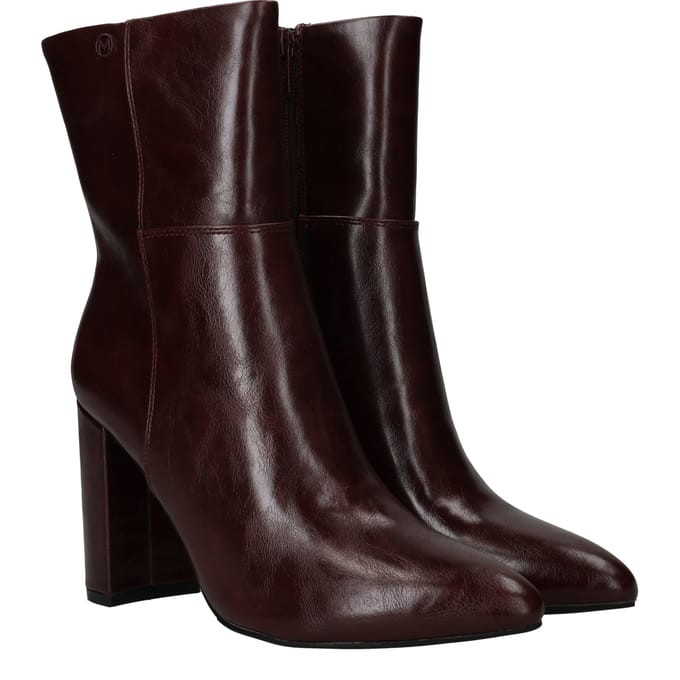 Mexx Heeled Ankle Boot Kianna Indy Burgundy Red Dames