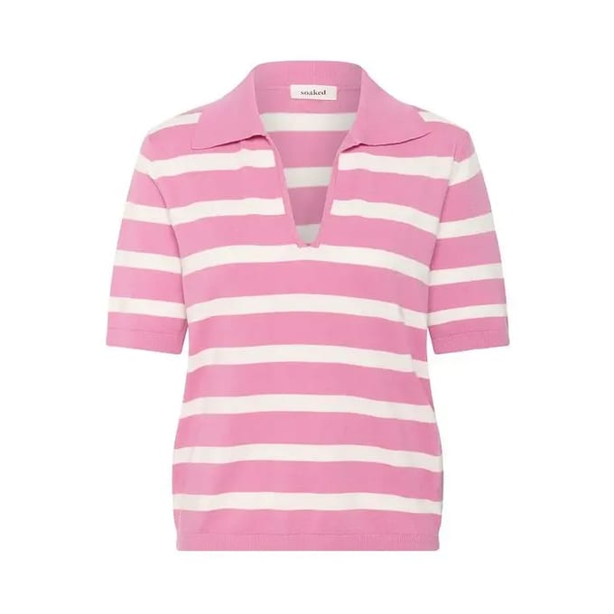 Gestreepte polo voor dames Soaked in Luxury Spina