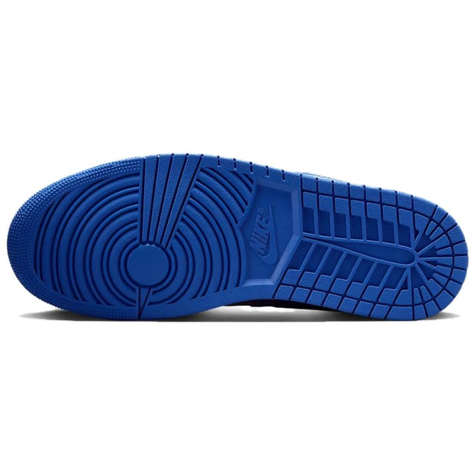 Jordan 1 Low Zwart Game Royal Metallic Platinum 553558-007 45 gray