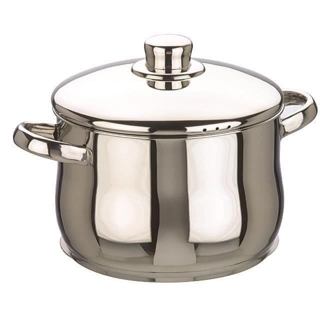 IBILI - Marmite avec couvercle Oslo, 24 cm, Acier inoxydable, Compatible avec l'induction