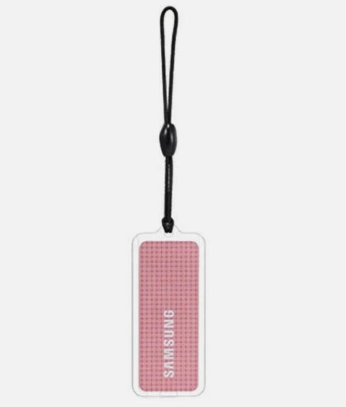 SAMSUNG Anneau Porte-Clés Porte-Clés Type Anneau Porte-Clés Serrure de Porte Numérique Porte-Clés RFID BLACK gray