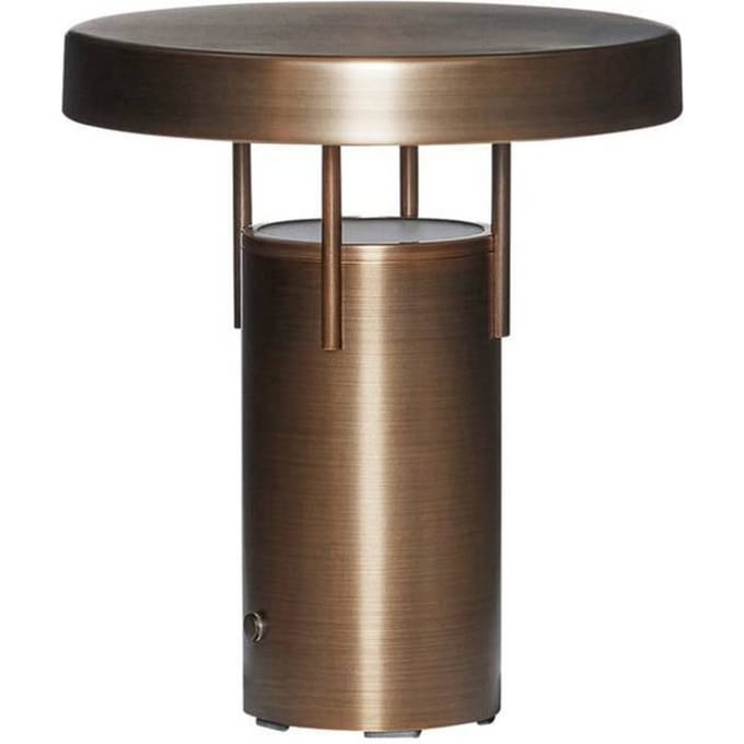 HÜBSCH LED tafellamp BringMe Mini, messing, 20 cm