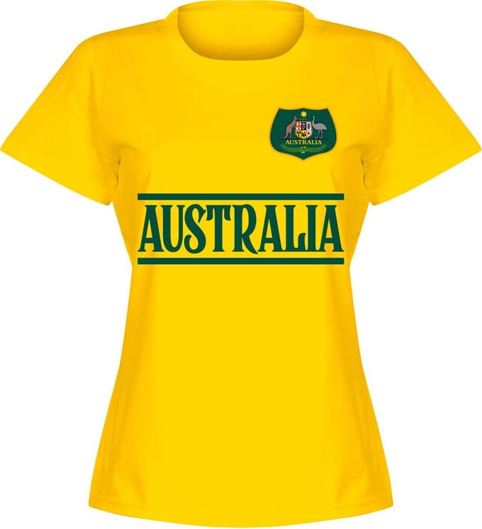 Australië Team T-Shirt - Geel - Dames - L