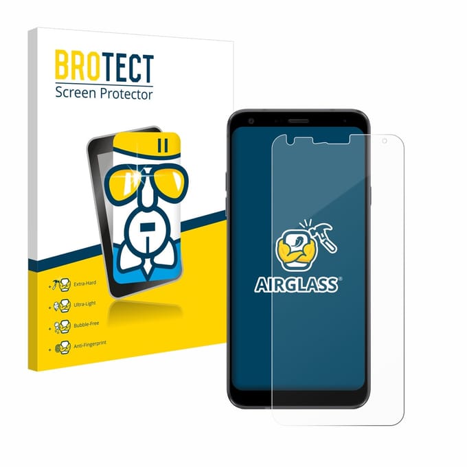 Screenprotector voor LG Q7 / LG Q7 Plus Beschermglas transparant