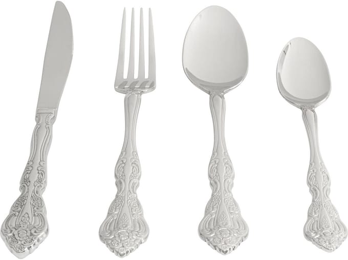 Bestek Attina zilver (16-part) Kare Design