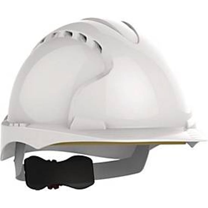 JSP veiligheidshelm EVO®3-Revolution®, EN 397, wit, PE, 6-punts harnas, draaibare sluiting, ca. 375 g