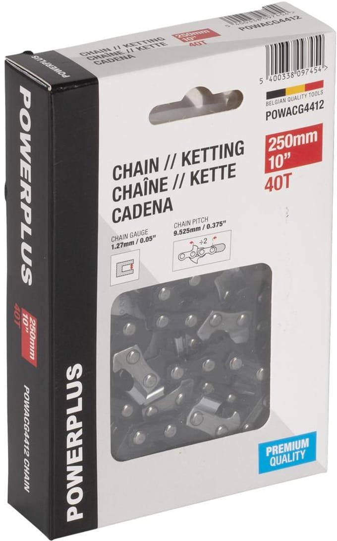 Powerplus - POWACG4412 - Ketting - 10" - 250mm - 40T - Premium