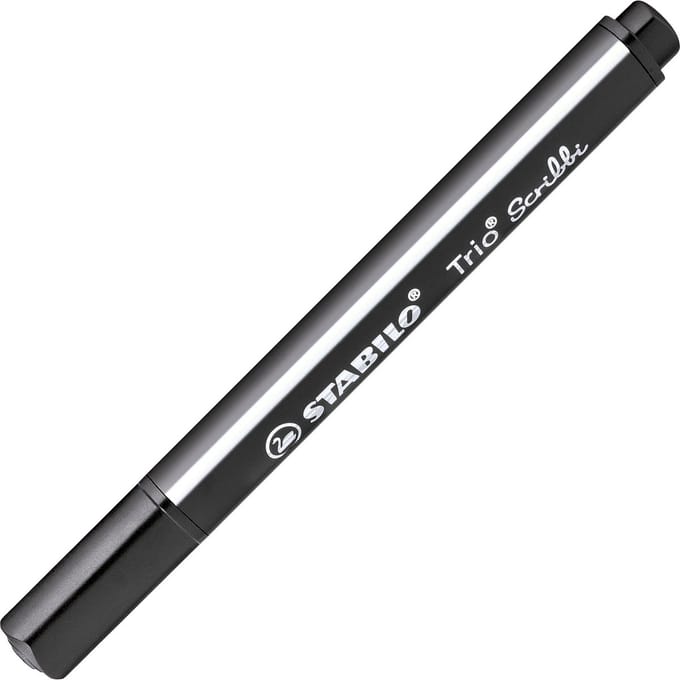 STABILO Trio Scribbi Viltstift Zwart - per stuk
