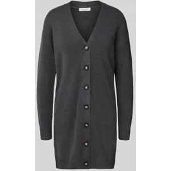 Relaxed fit cardigan met wol