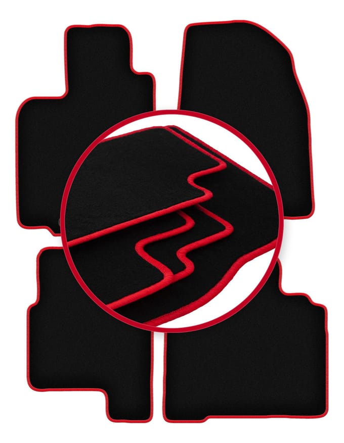 CARLUX-RED automatten voor: Mazda CX-9 I SUV (2006-2015)