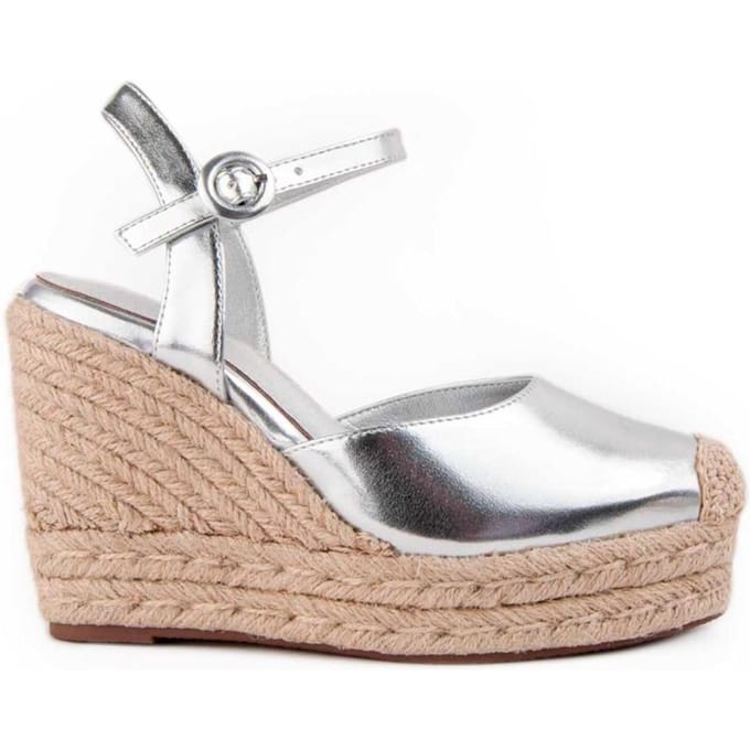 Alpargata De Cuña Para Mujer. Montevita Balenci 102927 41 zilver