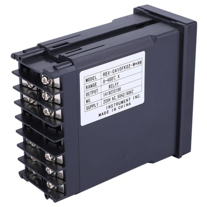 REX C410 Instelbare Relais Uitgang Digitale Temperatuurregelaar Thermostaat AC220V gray