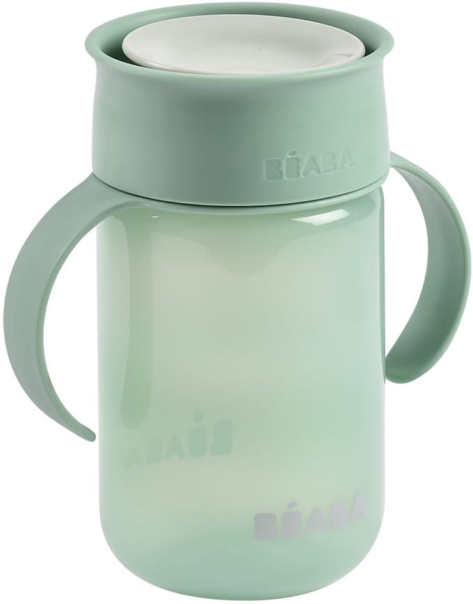 Béaba Drinkbeker Baby - Oefenbeker - 360-systeem - Vanaf 12maanden - Groen- 340ml