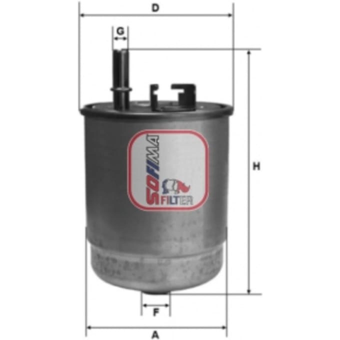 Brandstoffilter SOFIMA S 4129 NR