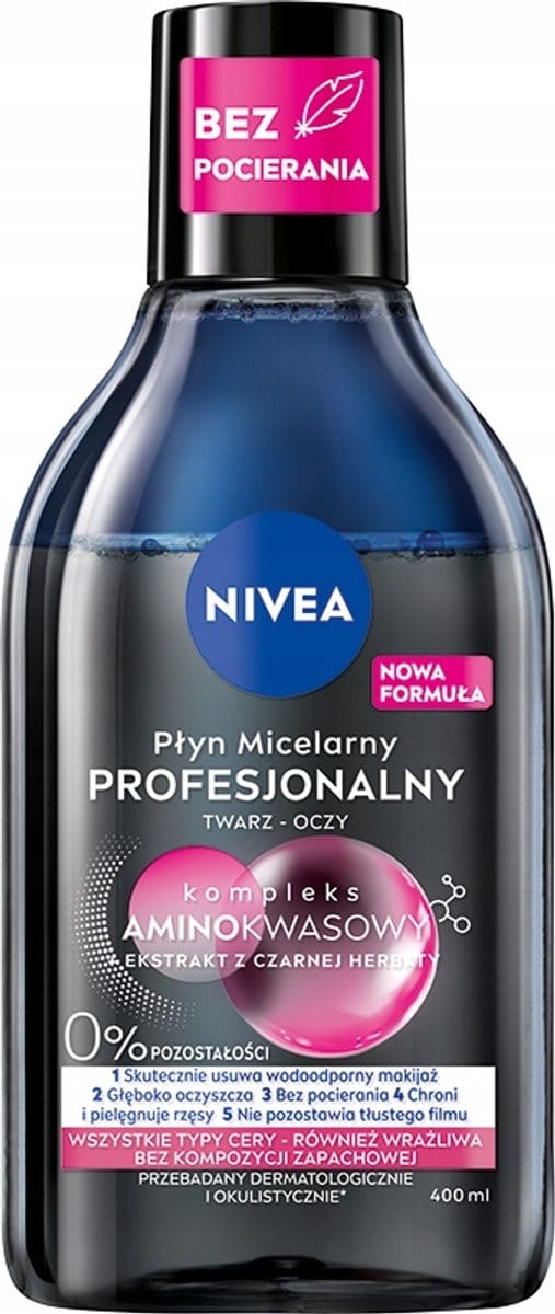 NIVEA MicellAIR Serie - Professionele Micellaire Oplossing - Ontschminken - Zwarte Thee - 400 ml