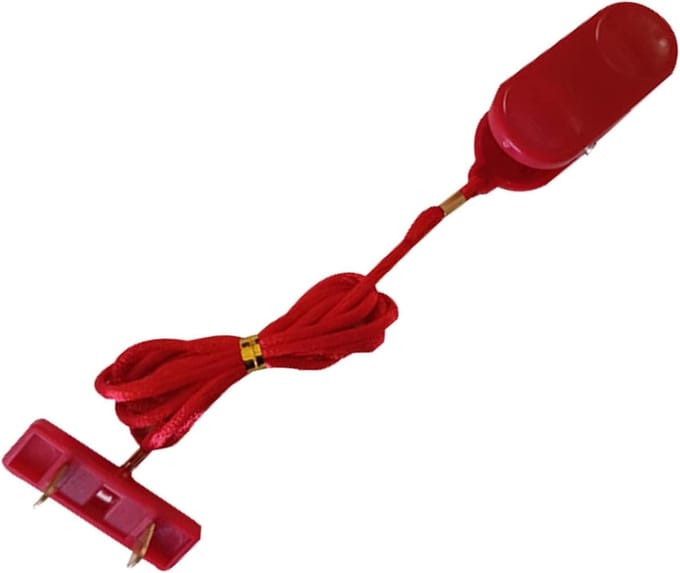 Loopband Veiligheidssleutel - Oefenmachine Clip - Training Bescherming - Directe Stop Functie - 4.7 x 0.7 cm - Zwart