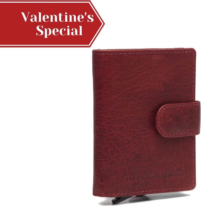 The Chesterfield Brand Prague - Creditcardhouder 6cc 10 cm RFID (red)