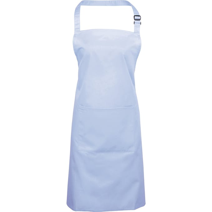 Premier Dames/Dames Kleuren Bipschort Met Zak / Werkkleding (Lichtblauw)