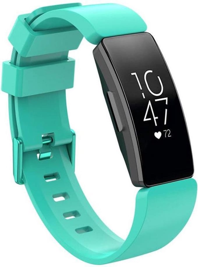 Shop4 - Geschikt voor Fitbit Ace 3 Bandje - Siliconen Mint Groen