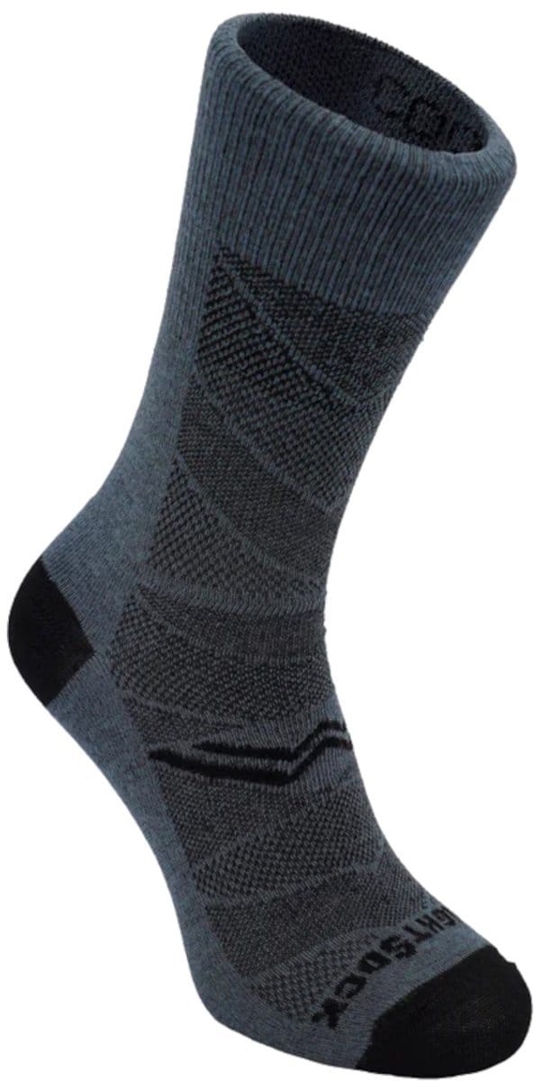 Wrightsock Coolmesh Crew - Donkergrijs - 34-37