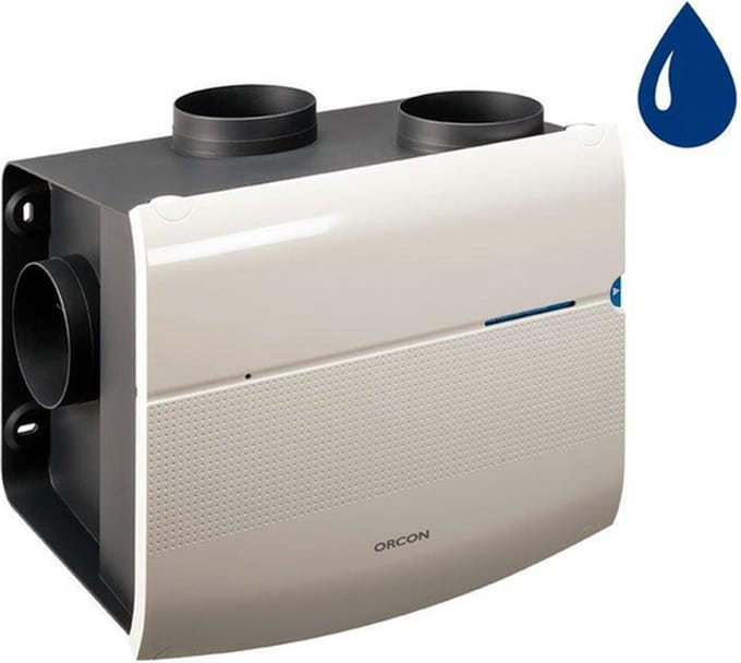Orcon MVS-15RH met vochtsensor en randaarde stekker