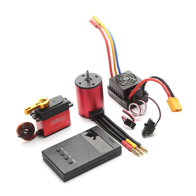 Moteur sans balais S3650 4300KV, 60a, prise ESC XT60, 25KG, remplacement de la carte de programmation Servo 2300kv