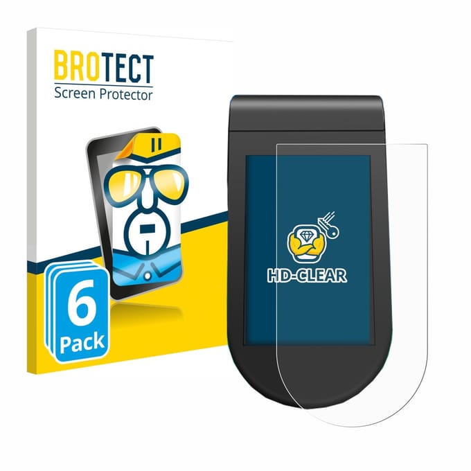 BROTECT - Screenprotector voor SoFlow SO4 Pro MAX - Folie Beschermfolie transparant 6 Stuks