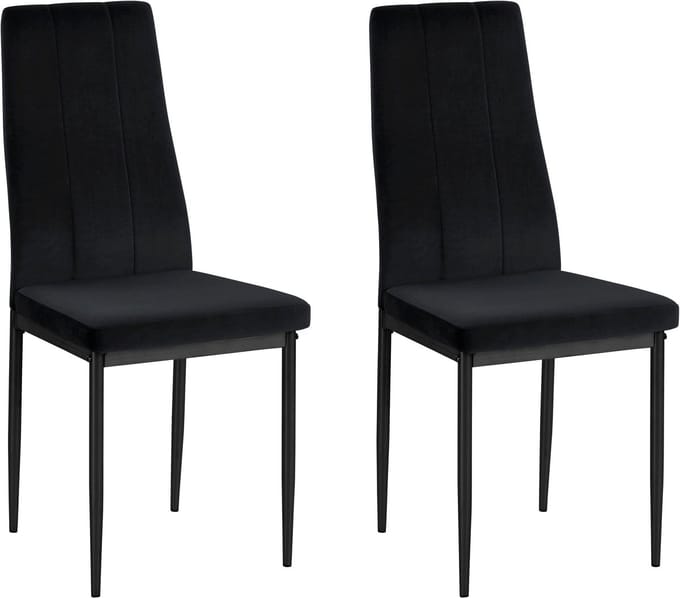 Kelly-Stoel - Zwart - Set van 2